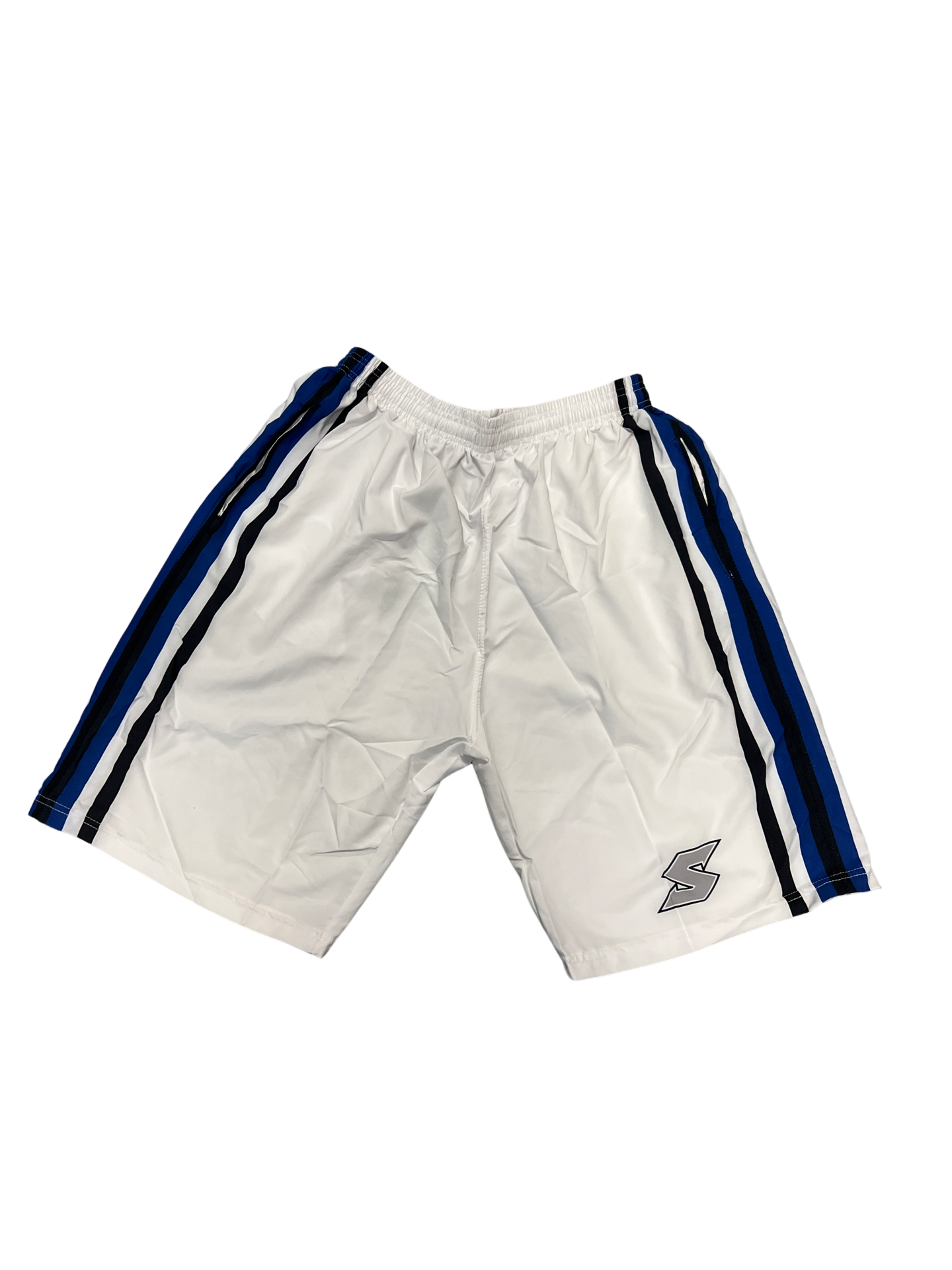 Suncoast White Shorts Blk/Royal Side Stripe – Suncoast West Senior ...